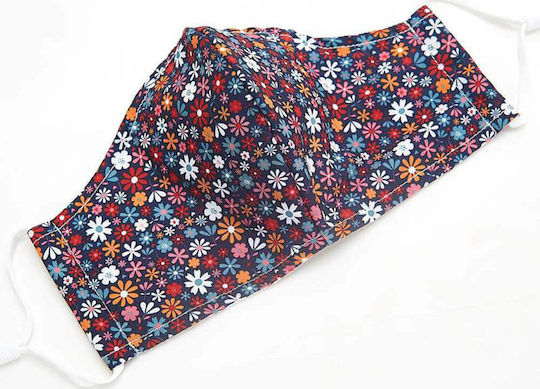 Eco Chic Face Cover Flowers 1τμχ