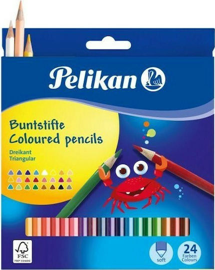 Pelikan Farbstift-Set 24Stück Packung von 1 Verpackungen