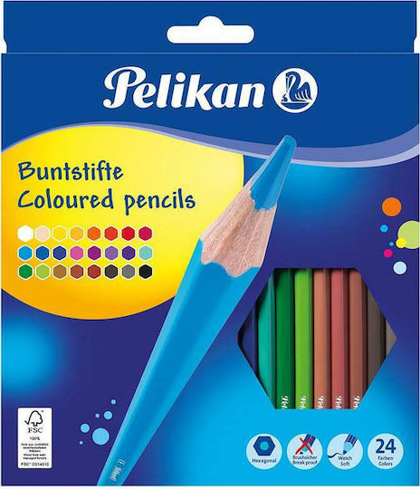 Pelikan Farbstift-Set 24Stück Packung von 1 Verpackungen