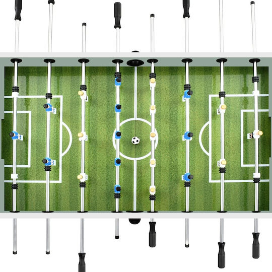 vidaXL Football Standing Table with Telescopic Rods L140xW74.5xH87.5cm White