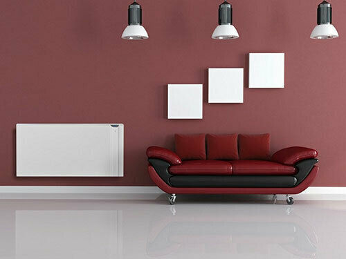 Radialight Klima 7 Konvektorheizung Wand 750W mit elektronischem Thermostat 67.5x50.4cm Weiß