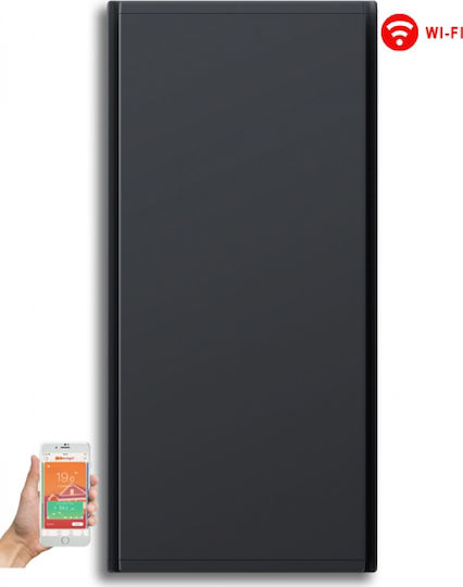 Radialight Icon 20 Θερμοπομπός Τοίχου 2000W με Ηλεκτρονικό Θερμοστάτη και WiFi 45x180cm Γκρι