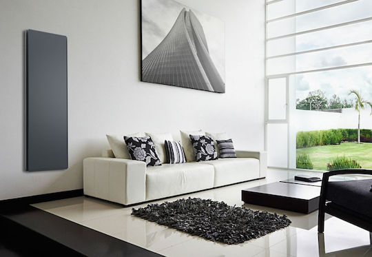 Radialight Icon 15 Convector Heater Wall 1500W with Electronic Thermostat and WiFi 45x150cm Gray