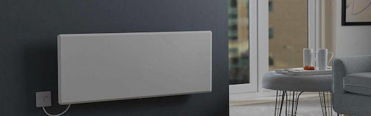 Nobo NTL4T 20 Convector Heater Wall 2000W with Electronic Thermostat 112.5x40cm White
