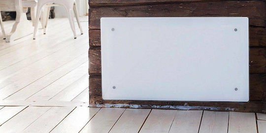 Adax Clea H 06 KWT Konvektorheizung Wand 600W mit elektronischem Thermostat und WiFi 67.6x34cm Weiß