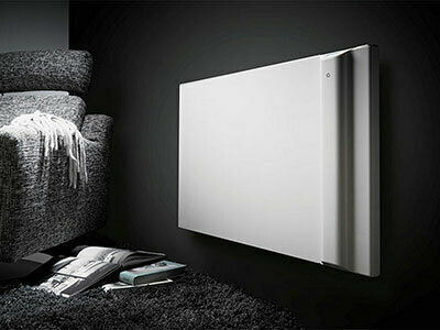 Radialight Klima 20 Konvektorheizung Wand 2000W mit elektronischem Thermostat 124x50.4cm Weiß