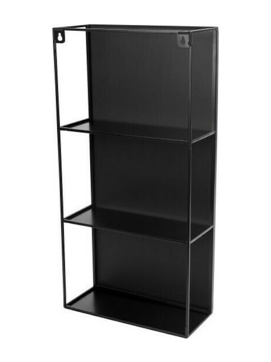 Umbra Cubiko Oglindă de Baie Dreptunghiulară cu Raft 30x32cm Negru