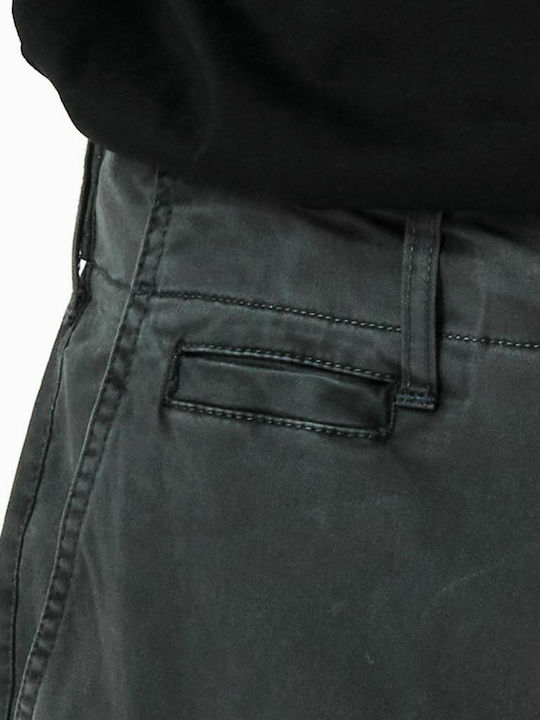 Men's Trousers Cargo Elastic in Regular Fit Anthracite