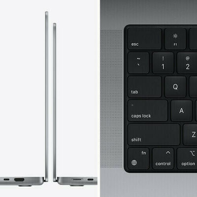 Apple MacBook Pro 16" (2021) 16.2" Retina Display (M1-Maximal 10 Kerne/32GB/1TB SSD/32-Kern-GPU) Space Gray (US Tastatur)