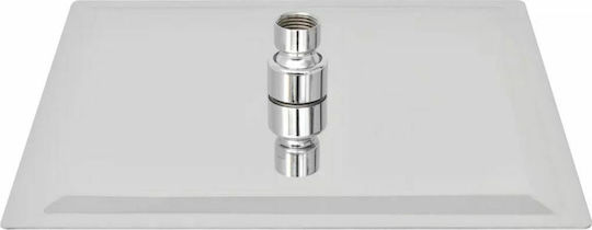 vidaXL Square Showerhead 25x25cm Inox