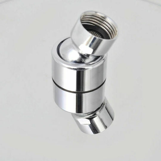 vidaXL Square Showerhead 30x30cm Inox