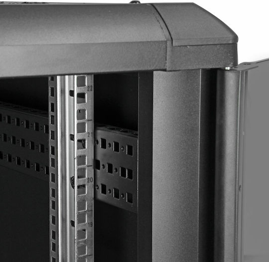 StarTech Επιδαπέδια Καμπίνα Rack 22U Μαύρο RK2236BKF