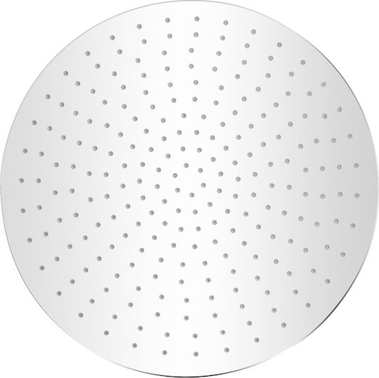 vidaXL Στρογγυλή Κεφαλή Ντουζ 40cm Inox