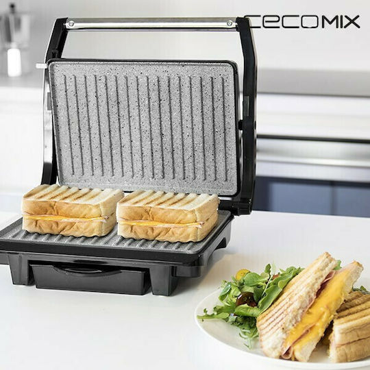 Cecotec Rock’Ngrill Sandwichmaker Grill 1000W Inox
