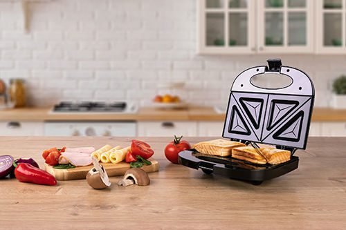 Mesko MS 3032 Τοστιέρα για 2 Τοστ 750W Μαύρη