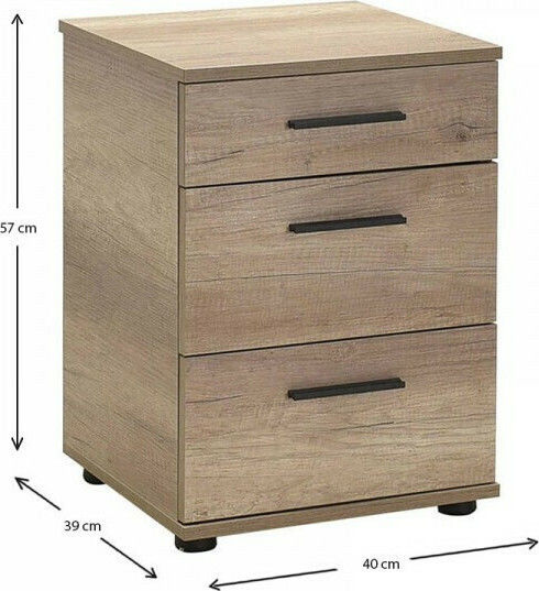 Комод Trendline Дървен Tori 40x39x57см