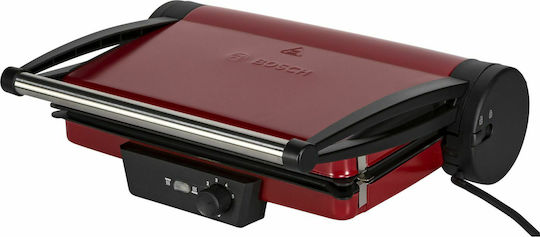 Bosch Sandwich Maker Grill with Removable Plates 2000W Red