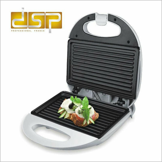 DSP Τοστιέρα για 2 Τοστ 750W Λευκή