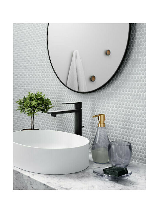 Umbra Droplet Acrylic Soap Dish Countertop Transparent Ακρυλική Μπλε
