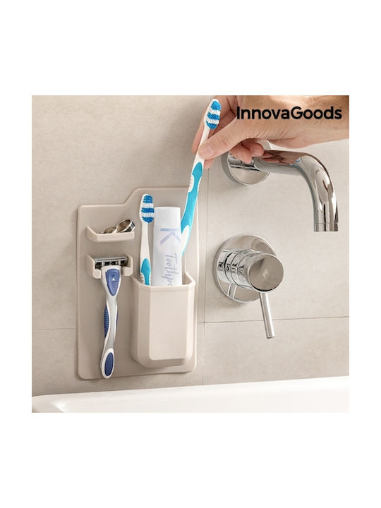 InnovaGoods Επιτοίχια Θήκη Οργάνωσης Πλαστική Λευκή