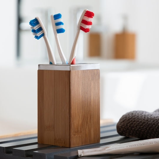 InnovaGoods Tisch Veranstalter Bamboo Braun