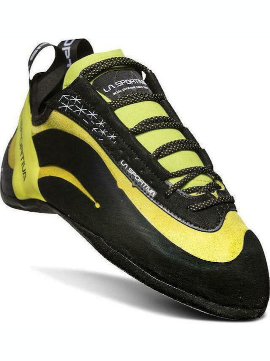 La Sportiva Miura Lime Unisex Asymmetrical Climbing Shoes Yellow