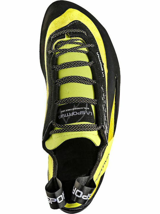 La Sportiva Miura Lime Unisex Asymmetrical Climbing Shoes Yellow