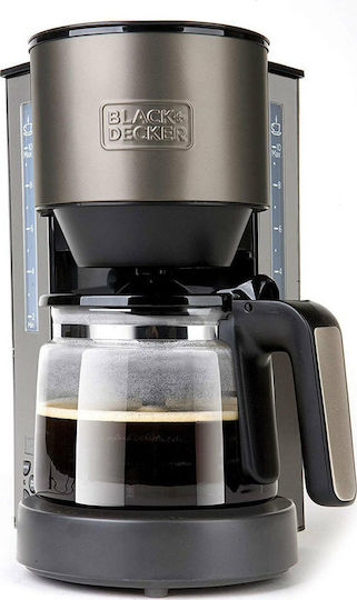 Black & Decker BXCO870E Καφετιέρα Φίλτρου 870W Grey