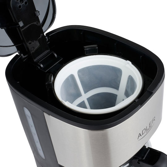 Adler AD-4407 AD 4407 Mașină de cafea cu filtru 550W Argint