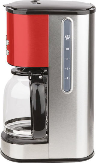 HKoenig MG-30 Programmable Filter Coffee Machine 1000W Red