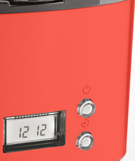 HKoenig MG-30 Programmable Filter Coffee Machine 1000W Red