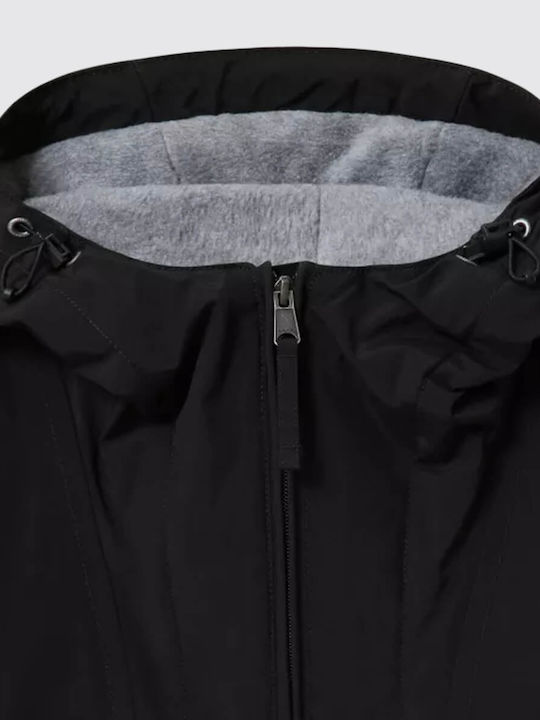 Rainforest Pocket 1 Herren Winter Jacke Wasserdicht und winddicht Schwarz