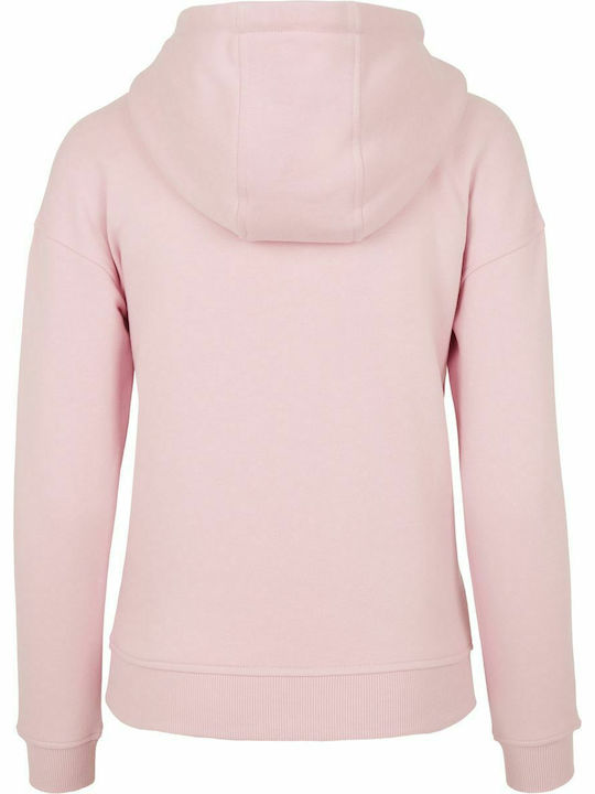 Damen Sweatshirt Kapuzen Rosa