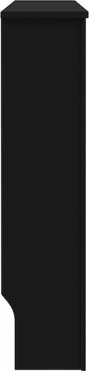 vidaXL Husă Pentru Radiator Din MDF Negru 112x19x81cm