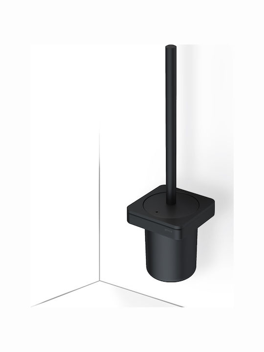 Geesa Metallic Toilet Brush Black Matt