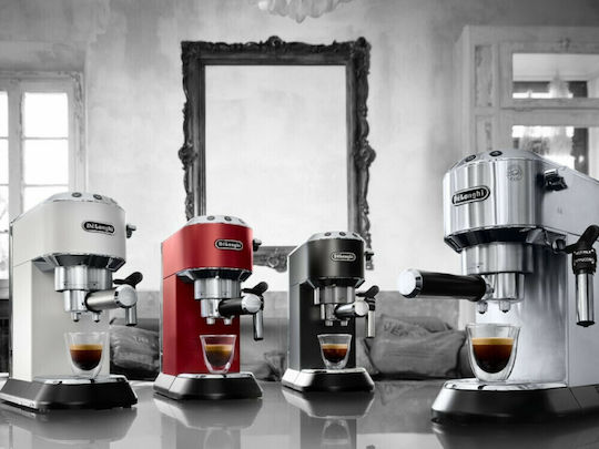 De'Longhi Dedica Pump Automatic Espresso Machine 1300W Pressure 15bar Red
