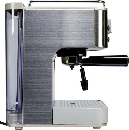 Gastroback 42606 Design Espresso Plus Μηχανή Espresso 1250W Πίεσης 15bar Ασημί