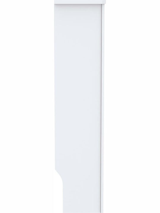 vidaXL MDF Radiator Cover White 78x19x81.5cm