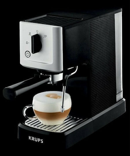 Krups Μηχανή Espresso 1460W Πίεσης 15bar Ασημί XP3440
