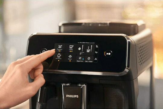 Philips Series 2200 1500W Налягане 15бар с мелачка Черна