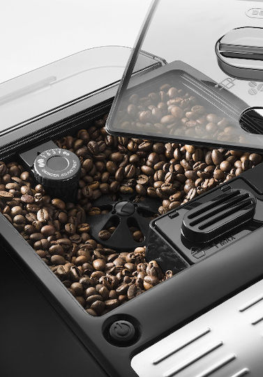 De'Longhi Autentica Automat Espressoare 1450W Presiune 15bar pentru Cappuccino cu Râșniță Argintie Etam 29.660.SB