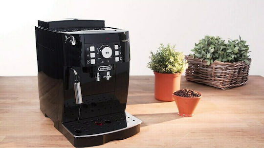 De'Longhi Magnifica S Αυτόματη Μηχανή Espresso 1450W Πίεσης 15bar με Μύλο Άλεσης Μαύρη