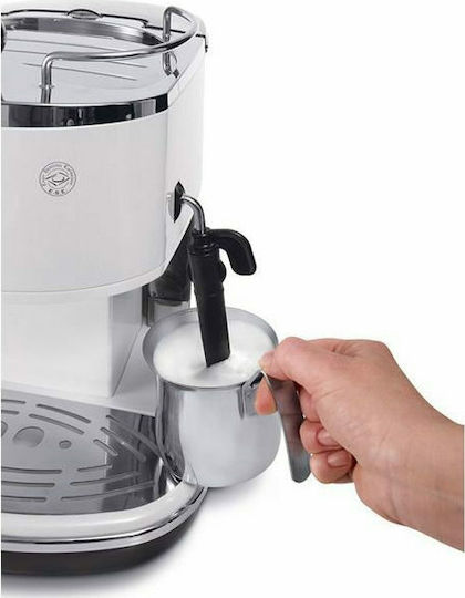 De'Longhi Espresso Icona Eco Automatic Espresso Machine 1100W Pressure 15bar White