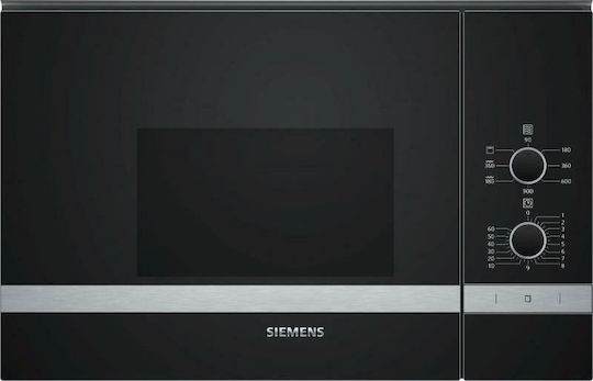 Siemens Iq700 Εντοιχιζόμενος Φούρνος Μικροκυμάτων με Grill 21lt Μαύρος
