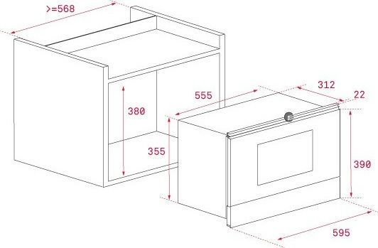 Teka MS 622 BIS L с Грил 22лт Inox