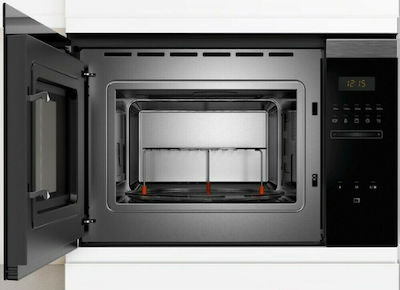 Pitsos Eingebauter Mikrowellenofen mit Grill 25Es Inox