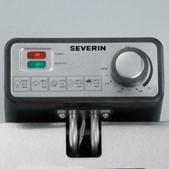 Severin FR 2431 Deep Fryer 3lt Silver