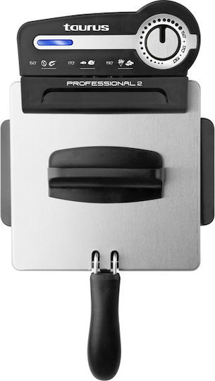 Taurus Professional 2 Φριτέζα 2lt Ασημί
