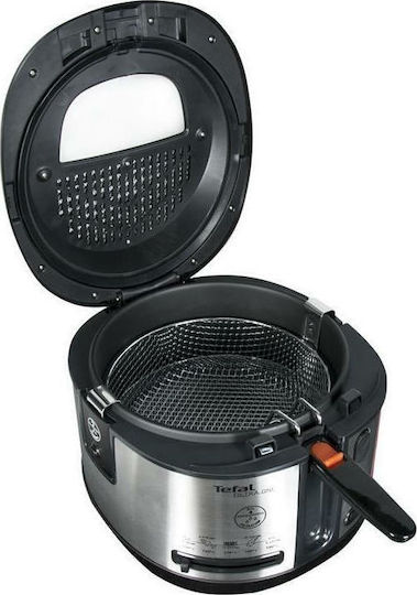 Tefal FF175D71 One Filtra Inox Φριτέζα 2.1lt Μαύρη