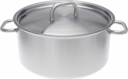 GTSA Inoxidabilă Aparat de gătit sub presiune Cu Capacitatea 14.3lt cu Diametru 36cm și Înălțime 14cm.